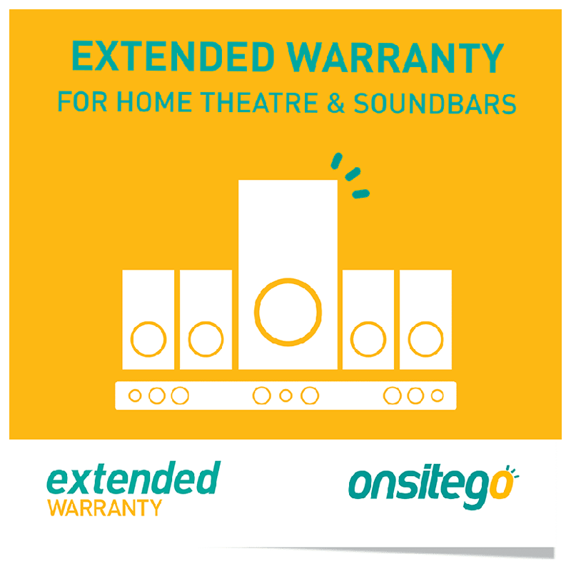 Onsitego 1 Year Extended Warranty for Home Theatre & Sound Bar (Rs.0 - Rs.5,000), No color
Onsitego 1 Year Extended Warranty for Home Theatre & Sound Bar (Rs.0 - Rs.5,000), No color