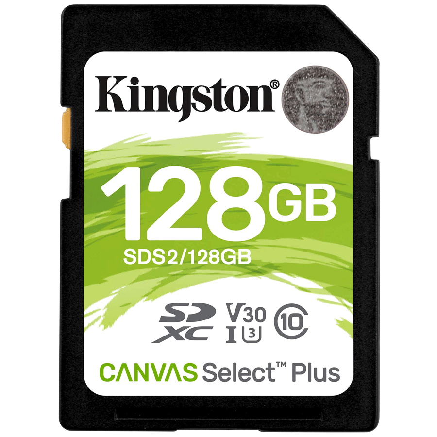 Kingston Canvas Select Plus 128GB Class 10 SDHC Memory Card (SDS2/128GBIN, Black), No color
Kingston Canvas Select Plus 128GB Class 10 SDHC Memory Card (SDS2/128GBIN, Black), No color