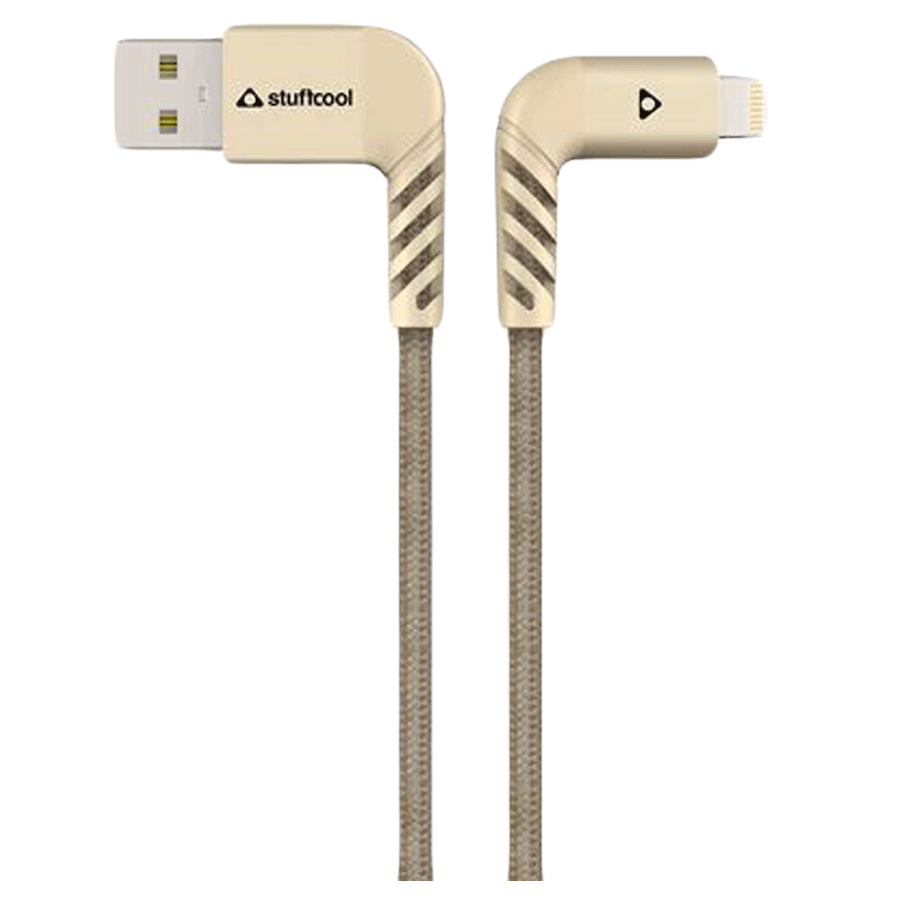 Stuffcool 1.2 Meter USB (Type-A) to Lightning Power/Charging USB Cable (For iPhones/iPads/iPods, LGFNS4-GLD, Gold), No color
Stuffcool 1.2 Meter USB (Type-A) to Lightning Power/Charging USB Cable (For iPhones/iPads/iPods, LGFNS4-GLD, Gold), No color
