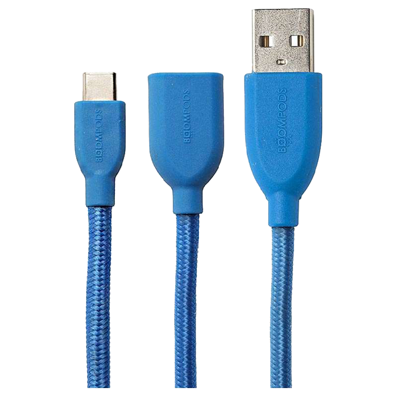 Boompods Retro 100 cm USB (Type-A) to USB (Type-C) Cable (BP-RC-C-BLU, Blue), No color
Boompods Retro 100 cm USB (Type-A) to USB (Type-C) Cable (BP-RC-C-BLU, Blue), No color