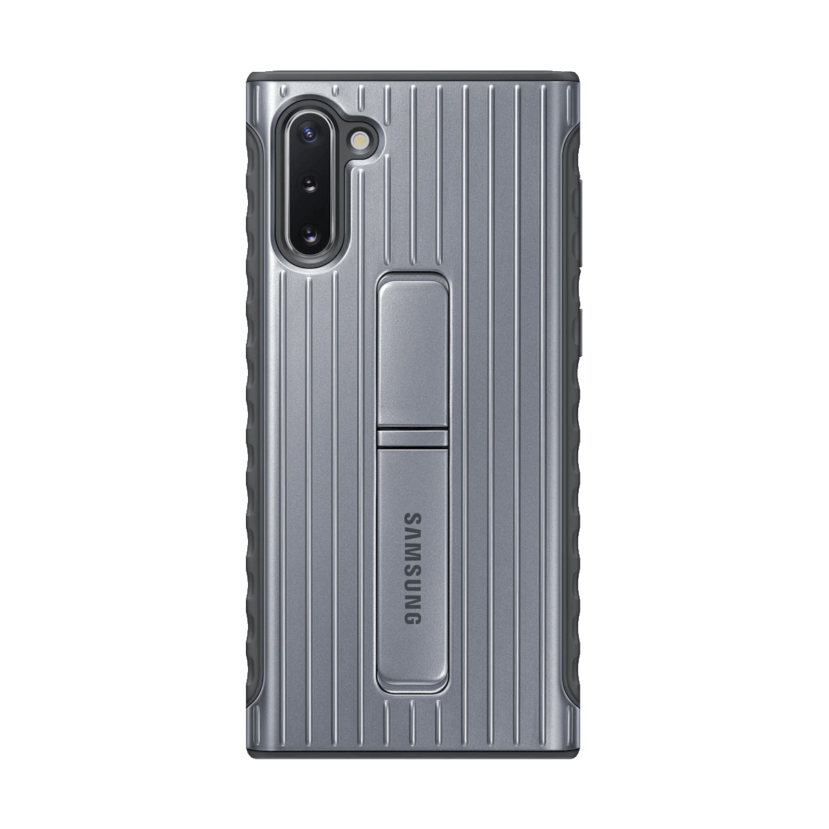Samsung Galaxy Note 10 Protective Back Case Cover with Stand (EF-RN970CSEGIN, Silver), No color
Samsung Galaxy Note 10 Protective Back Case Cover with Stand (EF-RN970CSEGIN, Silver), No color