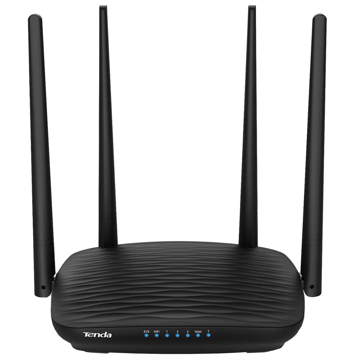 Tenda AC5 Dual Band 1167 Mbps WiFi Router (4 Antennas, 3 LAN Ports, Table Top, Black), No color
Tenda AC5 Dual Band 1167 Mbps WiFi Router (4 Antennas, 3 LAN Ports, Table Top, Black), No color