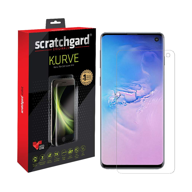 Scratchgard Kurve Primo 3D Screen Protector for Samsung Galaxy S10 (Transparent), No color
Scratchgard Kurve Primo 3D Screen Protector for Samsung Galaxy S10 (Transparent), No color