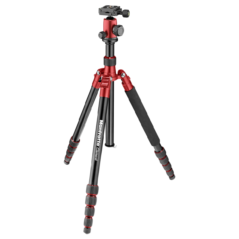 Manfrotto 164 cm Height Traveller Tripod Big with Ball Head (MKELEB5RD-BH, Red), No color
Manfrotto 164 cm Height Traveller Tripod Big with Ball Head (MKELEB5RD-BH, Red), No color