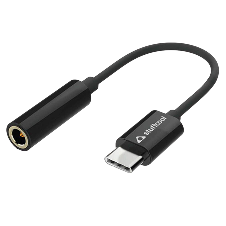 Stuffcool USB 3.0 (Type-C) to 3.5mm Stereo 0.12m Aux Digital Audio Connector (USBCAUX-BLK, Black), No color
Stuffcool USB 3.0 (Type-C) to 3.5mm Stereo 0.12m Aux Digital Audio Connector (USBCAUX-BLK, Black), No color