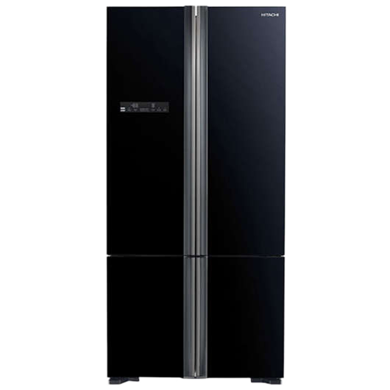Hitachi 700 Litres Frost Free Inverter French Door Refrigerator (Aero-Care Veggie Compartment, R-WB800PND5 (GBK), Glass Black), No color
Hitachi 700 Litres Frost Free Inverter French Door Refrigerator (Aero-Care Veggie Compartment, R-WB800PND5 (GBK), Glass Black), No color