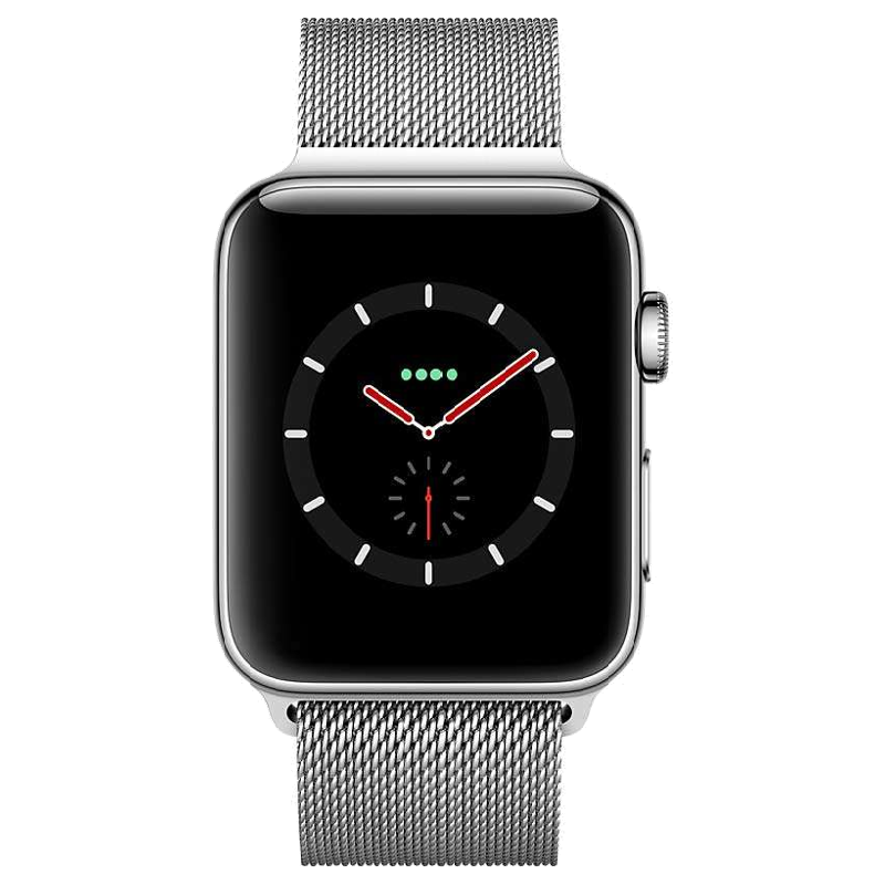 Apple Watch Series 3 Smartwatch (GPS+Cellular, 42mm) (Supports Apple Watch e-SIM, MR1U2HN/A, Black/Silver, Milanese Loop), No color
Apple Watch Series 3 Smartwatch (GPS+Cellular, 42mm) (Supports Apple Watch e-SIM, MR1U2HN/A, Black/Silver, Milanese Loop), No color