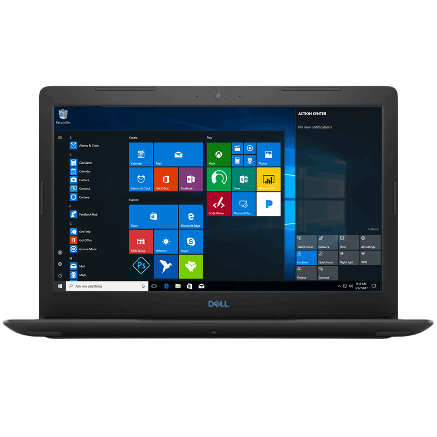 Dell G3 15 3579 B560105WIN9 Core i7 8th Gen Windows 10 Home Gaming Laptop (8 GB RAM, 1 TB HDD + 128 GB SSD, NVIDIA GeForce GTX 1050 Ti + 4 GB Graphics, MS Office, 39.62cm, Black), No color
Dell G3 15 3579 B560105WIN9 Core i7 8th Gen Windows 10 Home Gaming Laptop (8 GB RAM, 1 TB HDD + 128 GB SSD, NVIDIA GeForce GTX 1050 Ti + 4 GB Graphics, MS Office, 39.62cm, Black), No color