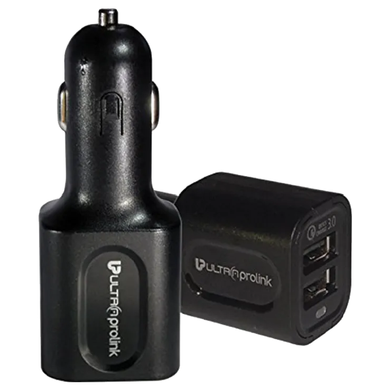 Ultraprolink Torque 30 Watt Qualcomm Dual USB Car Charging Adapter (UM0052BLK, Black), No color
Ultraprolink Torque 30 Watt Qualcomm Dual USB Car Charging Adapter (UM0052BLK, Black), No color
