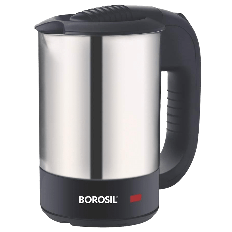 Borosil Eva 0.5 Litre 1000 Watts Electric Kettle (Non-Detachable Base, Dry Boil Protection, BKE05LSSB31, Silver), No color
Borosil Eva 0.5 Litre 1000 Watts Electric Kettle (Non-Detachable Base, Dry Boil Protection, BKE05LSSB31, Silver), No color