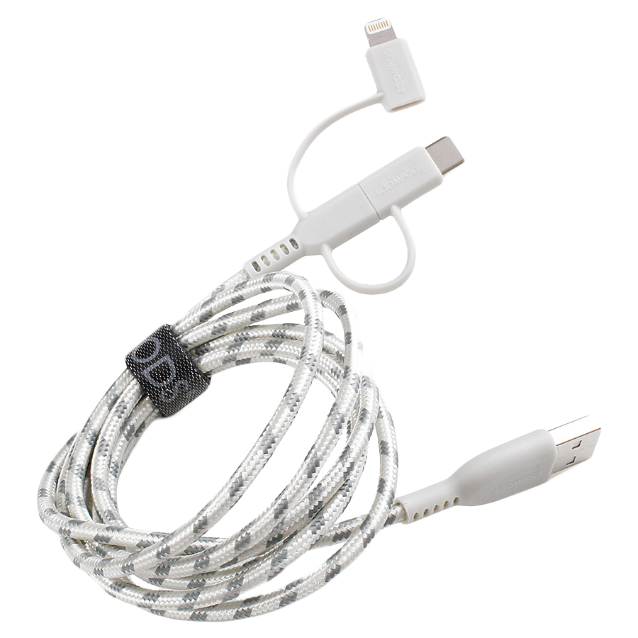 Boompods Trio Armour ABS 1.5 Meter USB 2.0 (Type-A) to Lightning Data Transfer USB Cable (For iPhones/iPads, BP-TRIO-TIT, Titanium), No color
Boompods Trio Armour ABS 1.5 Meter USB 2.0 (Type-A) to Lightning Data Transfer USB Cable (For iPhones/iPads, BP-TRIO-TIT, Titanium), No color