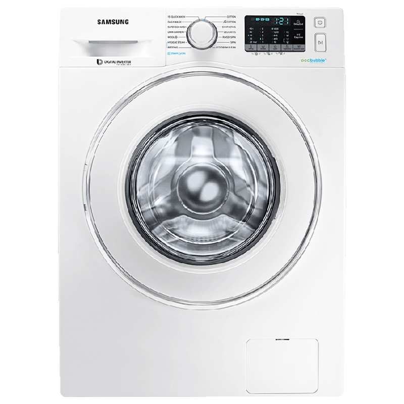 Samsung 8 kg 5 Star Fully Automatic Front Load Washing Machine (Hygiene Steam, WW81J54E0IW/TL, White), No color
Samsung 8 kg 5 Star Fully Automatic Front Load Washing Machine (Hygiene Steam, WW81J54E0IW/TL, White), No color