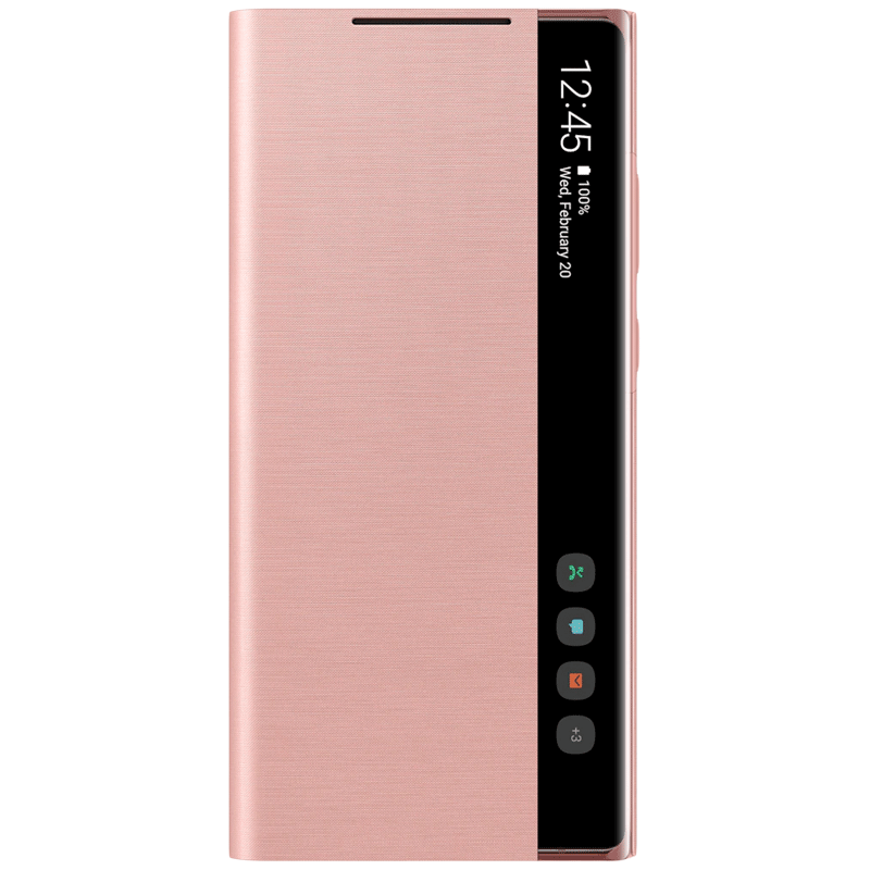 Samsung Silicone Smart Clear View Cover for Galaxy Note 20 (Anti-microbial Cover Protection, EF-ZN980CAEGIN, Mystic Bronze), No color
Samsung Silicone Smart Clear View Cover for Galaxy Note 20 (Anti-microbial Cover Protection, EF-ZN980CAEGIN, Mystic Bronze), No color