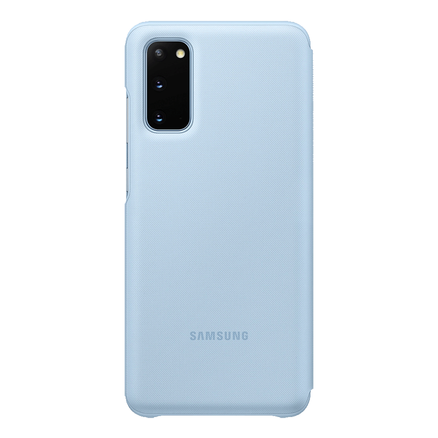 Samsung Galaxy S20 LED View Polycarbonate Flip Case Cover (EF-NG980PLEGIN, Blue), No color
Samsung Galaxy S20 LED View Polycarbonate Flip Case Cover (EF-NG980PLEGIN, Blue), No color