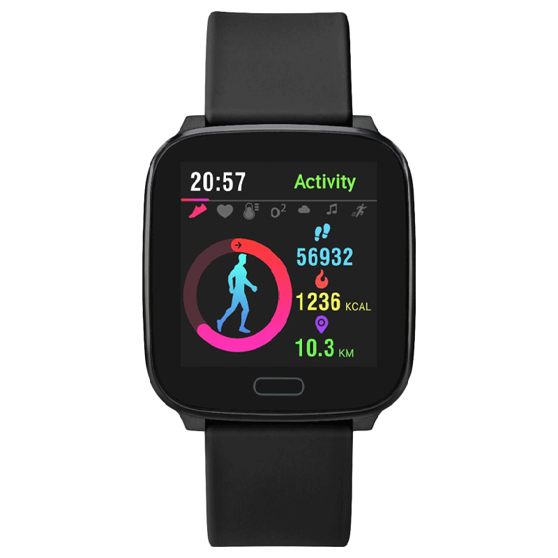Timex iConnect Active Smart Watch (37mm) (Water Resistant, TW5M34100, Black, Soft Resin Band)
Timex iConnect Active Smart Watch (37mm) (Water Resistant, TW5M34100, Black, Soft Resin Band)