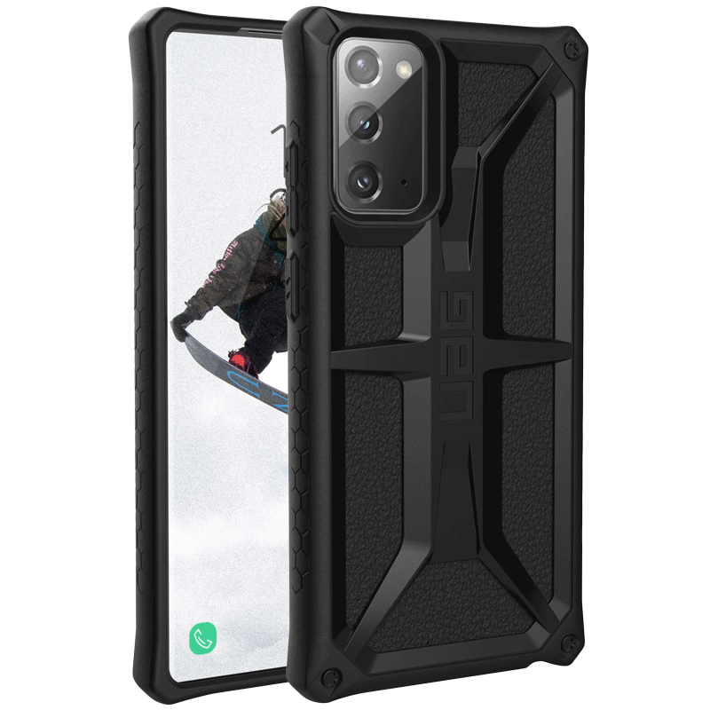 UAG Monarch Leather Back Case For Galaxy Note 20 (Oversized Tactile Buttons, UGMO_20NOTE, Black), No color
UAG Monarch Leather Back Case For Galaxy Note 20 (Oversized Tactile Buttons, UGMO_20NOTE, Black), No color