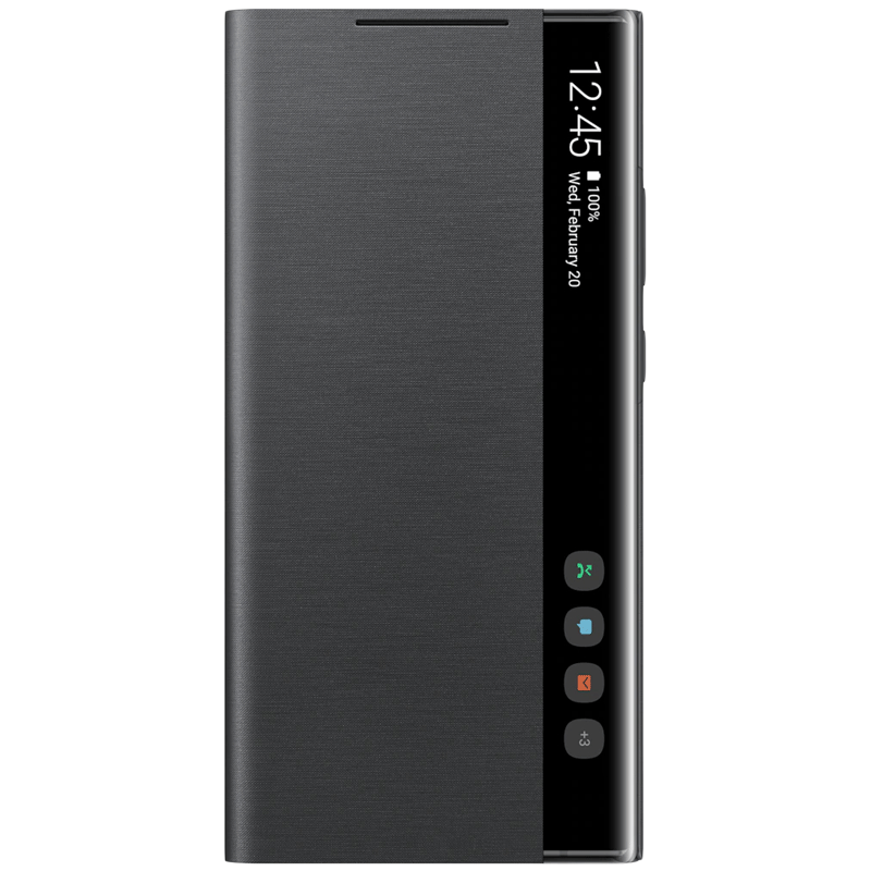 Samsung Silicone Smart Clear View Cover for Galaxy Note 20 Ultra (Anti-microbial Cover Protection, EF-ZN985CBEGIN, Mystic Black), No color
Samsung Silicone Smart Clear View Cover for Galaxy Note 20 Ultra (Anti-microbial Cover Protection, EF-ZN985CBEGIN, Mystic Black), No color