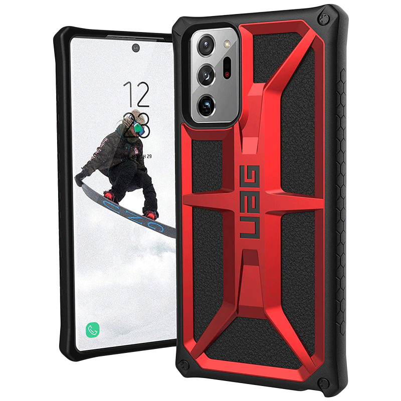UAG Monarch Leather Back Case For Galaxy Note 20 Ultra (Oversized Tactile Buttons, UGMO_20NOTEU, Crimson), No color
UAG Monarch Leather Back Case For Galaxy Note 20 Ultra (Oversized Tactile Buttons, UGMO_20NOTEU, Crimson), No color