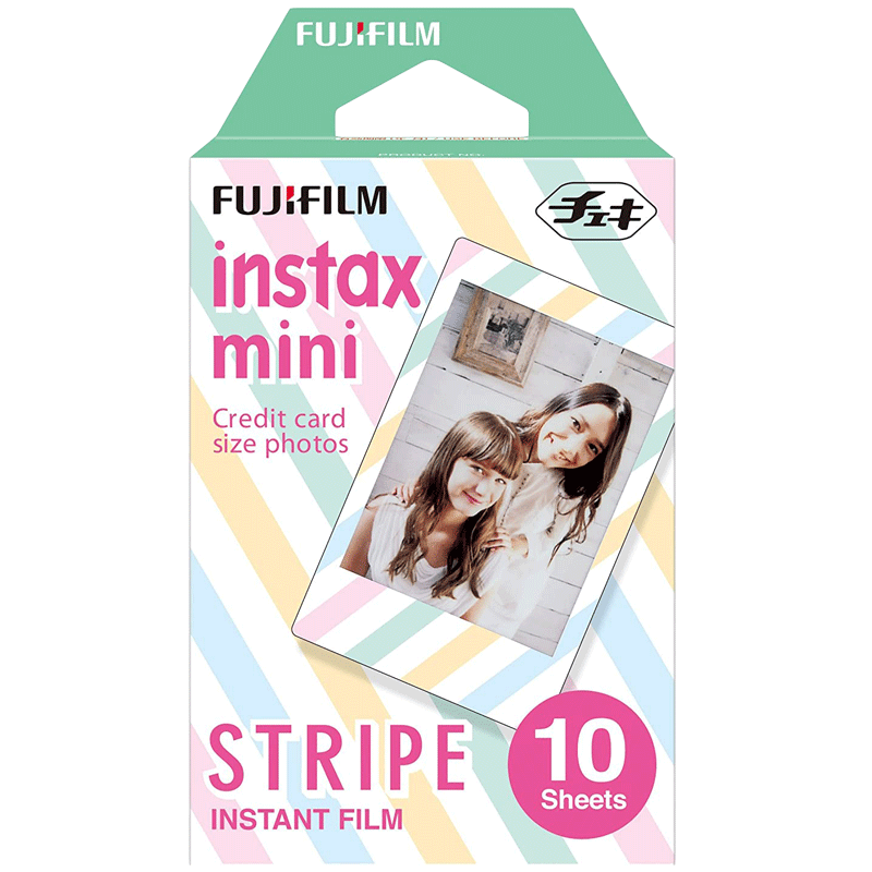 Fujifilm Instax Mini Film Sheet (54 x 86 mm) Gloss Paper (10 Shots, 450gsm, 16432657, Stripe Frame, Multicolour), No color
Fujifilm Instax Mini Film Sheet (54 x 86 mm) Gloss Paper (10 Shots, 450gsm, 16432657, Stripe Frame, Multicolour), No color