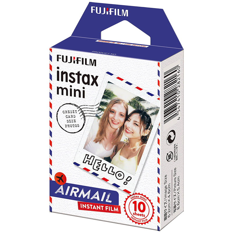 Fujifilm Instax Mini Film Sheet (54 x 86 mm) Gloss Paper (10 Shots, 450gsm, 16432657, Airmail Frame, Multicolour), No color
Fujifilm Instax Mini Film Sheet (54 x 86 mm) Gloss Paper (10 Shots, 450gsm, 16432657, Airmail Frame, Multicolour), No color