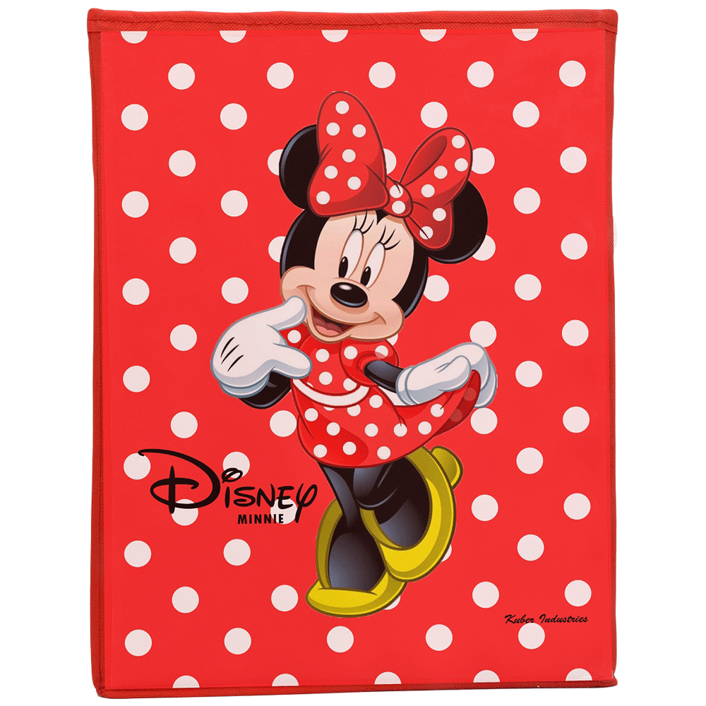 Kuber Industries Disney Minnie Non Woven Fabric Laundry Basket (Foldable Hamper with Lid, KUBMART1216, Red), No color
Kuber Industries Disney Minnie Non Woven Fabric Laundry Basket (Foldable Hamper with Lid, KUBMART1216, Red), No color