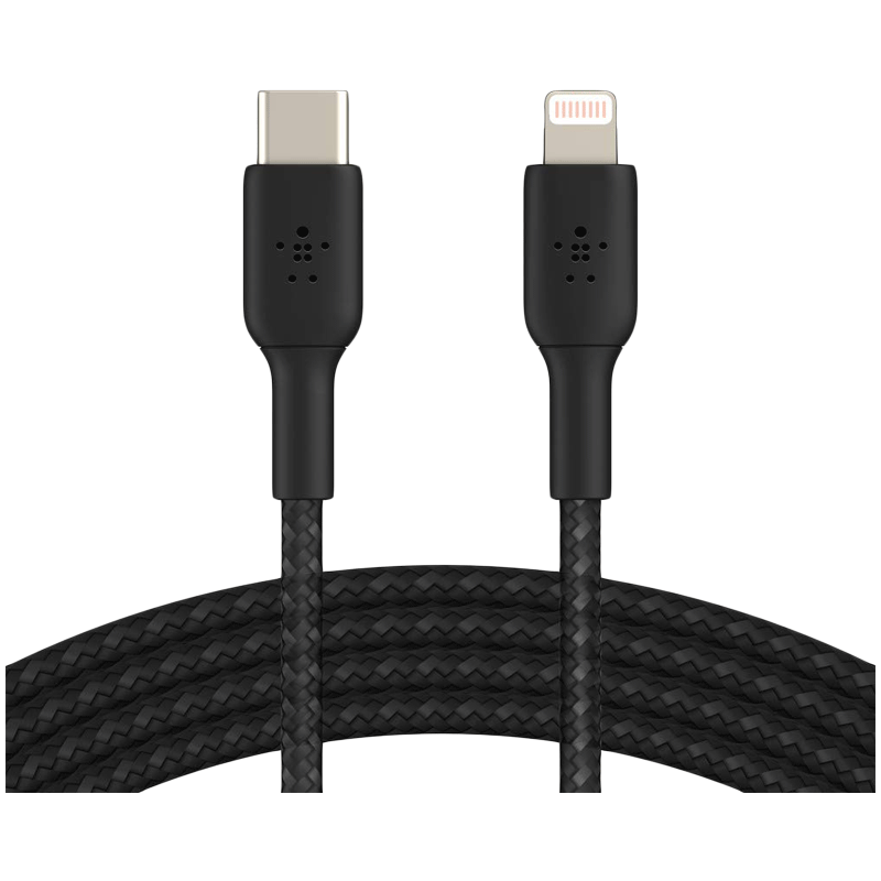 Belkin Boost Charge Nylon 1 Meter USB 3.0 (Type-C) to Lightning Power/Charging USB Cable (For iPhones/iPads, CAA004BT1MBK, Black)
Belkin Boost Charge Nylon 1 Meter USB 3.0 (Type-C) to Lightning Power/Charging USB Cable (For iPhones/iPads, CAA004BT1MBK, Black)