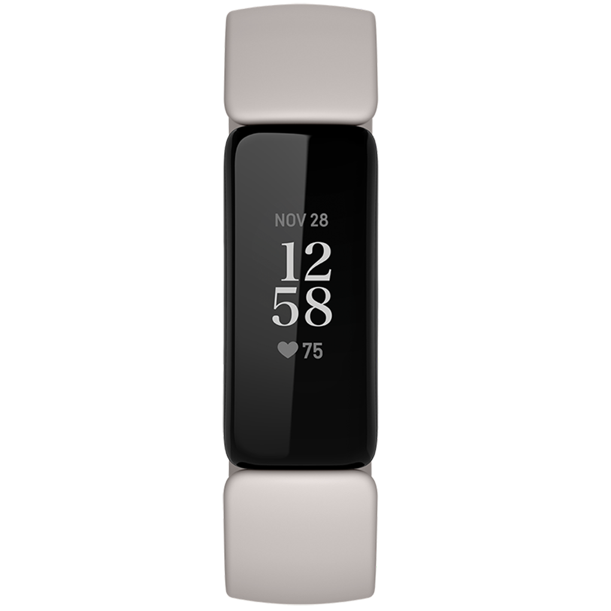 Fitbit Inspire 2 Fitness Tracker (40.9mm) (24/7 Heart Rate, FB418BKWT, Black/Lunar White, Silicone Band), No color
Fitbit Inspire 2 Fitness Tracker (40.9mm) (24/7 Heart Rate, FB418BKWT, Black/Lunar White, Silicone Band), No color