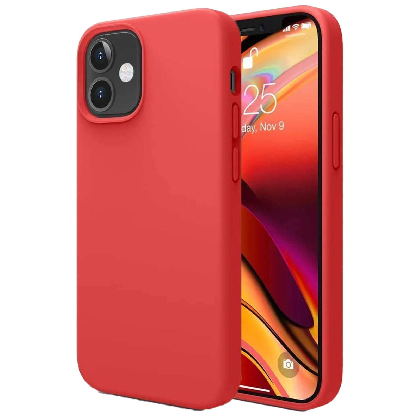 Vaku Luxos Mag-Pro Liquid Silicon, Microfiber Back Case For iPhone 12 Mini (Precise Cutouts, VAKU-IPH12MN-MSWSI, Red), No color
Vaku Luxos Mag-Pro Liquid Silicon, Microfiber Back Case For iPhone 12 Mini (Precise Cutouts, VAKU-IPH12MN-MSWSI, Red), No color