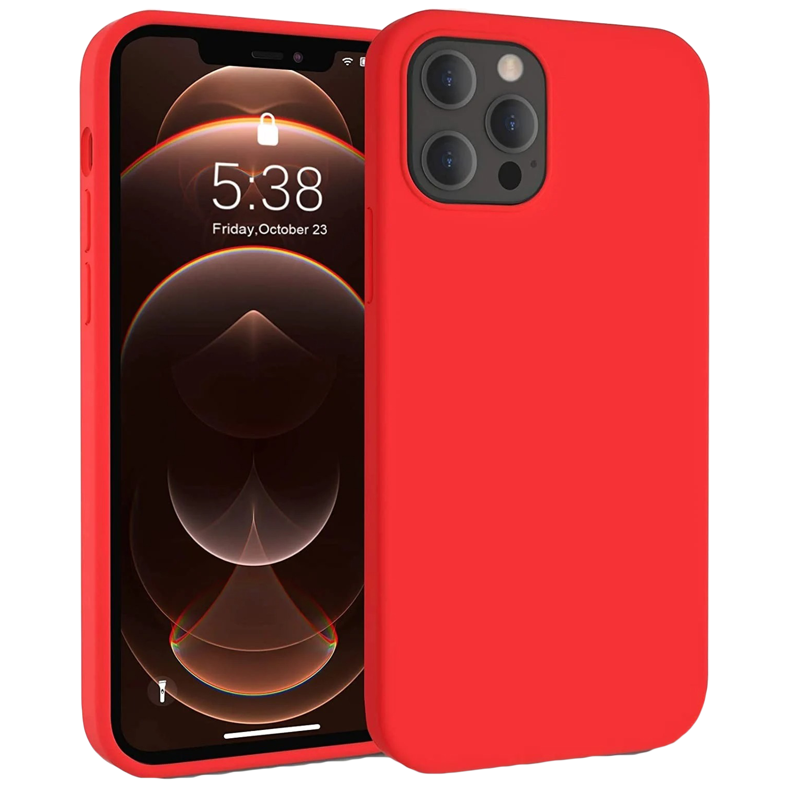 Vaku Luxos Mag-Pro Liquid Silicon, Microfiber Back Case For iPhone 12 Pro Max (Precise Cutouts, VAKU-IPH12PMX-MSWS, Red), No color
Vaku Luxos Mag-Pro Liquid Silicon, Microfiber Back Case For iPhone 12 Pro Max (Precise Cutouts, VAKU-IPH12PMX-MSWS, Red), No color