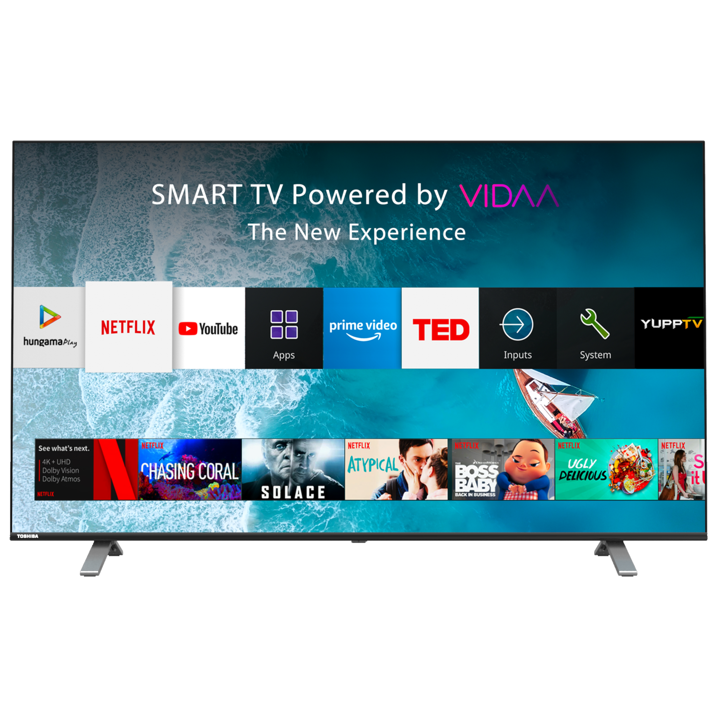 Toshiba U5050 Series 139cm (55 Inch) Ultra HD 4K LED Smart TV (1 Years Warranty, Screen Mirroring, 55U5050, Black), No color
Toshiba U5050 Series 139cm (55 Inch) Ultra HD 4K LED Smart TV (1 Years Warranty, Screen Mirroring, 55U5050, Black), No color