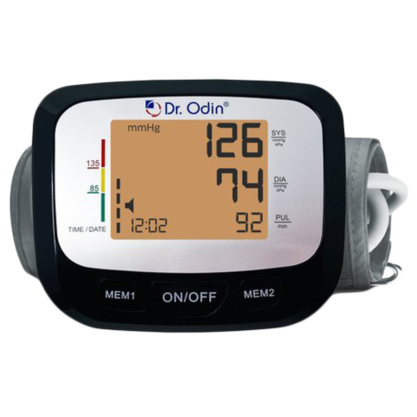 Dr. Odin LCD Blood Pressure Monitor (Intelligent Compression, TSB-602S, Black), No color
Dr. Odin LCD Blood Pressure Monitor (Intelligent Compression, TSB-602S, Black), No color