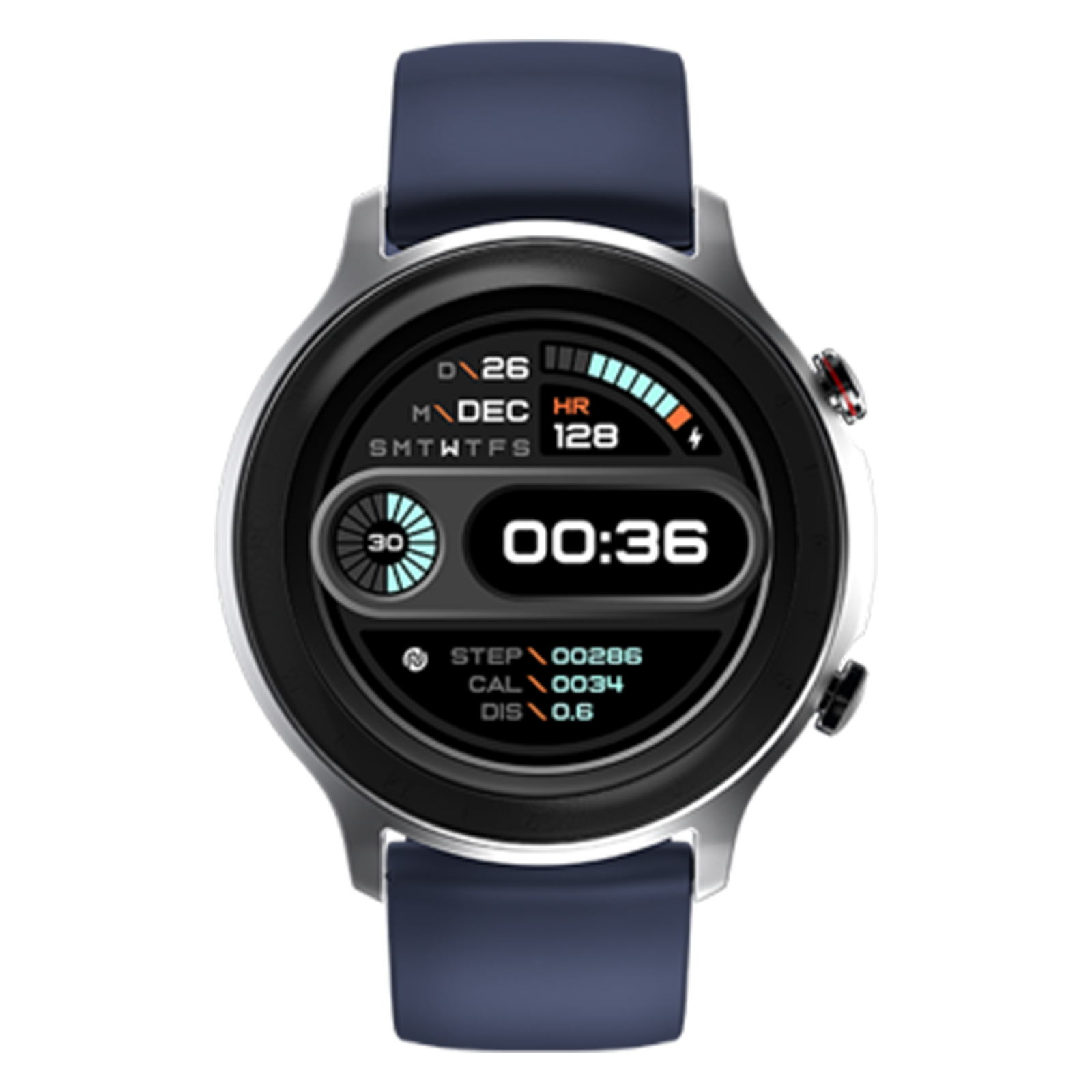 Noise NoiseFit Active Smart Watch (32.51mm) (Customizable and Cloud-Based Watch Face, wrb-sw-active-std-blu, Silver/Power Blue, Silicone), No color
Noise NoiseFit Active Smart Watch (32.51mm) (Customizable and Cloud-Based Watch Face, wrb-sw-active-std-blu, Silver/Power Blue, Silicone), No color