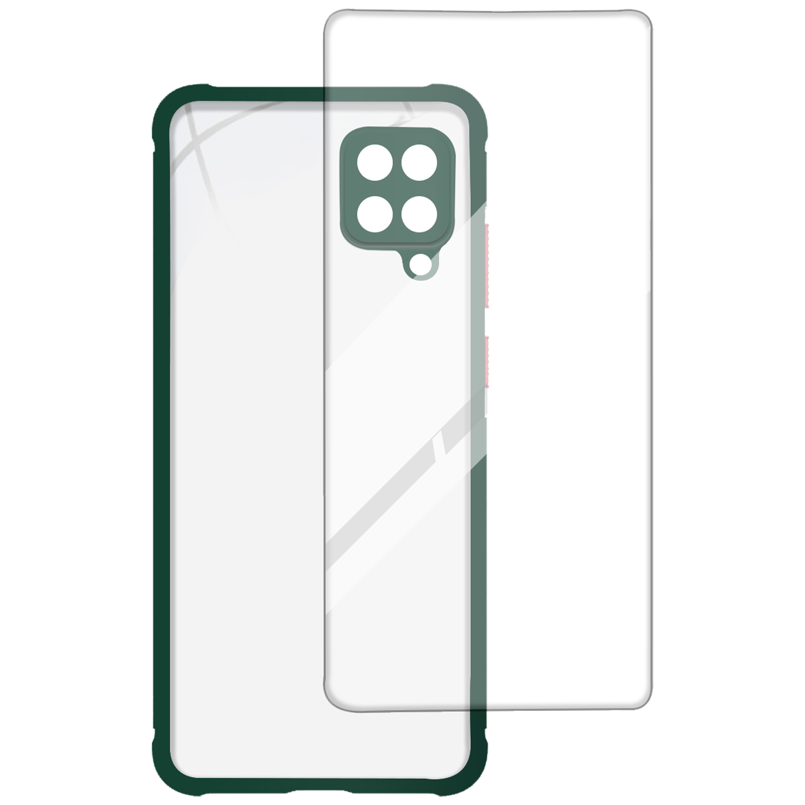 Arrow Hybrid Back Case and Screen Protector Bundle For Samsung Galaxy A12 (Ultra Transparent Visibility, AR-1051, Dark Green), No color
Arrow Hybrid Back Case and Screen Protector Bundle For Samsung Galaxy A12 (Ultra Transparent Visibility, AR-1051, Dark Green), No color