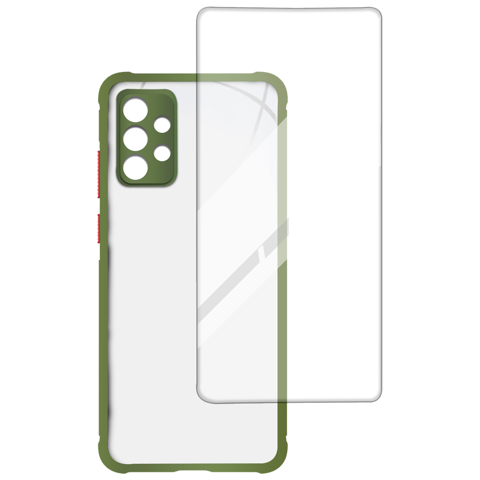 Arrow Hybrid Back Case and Screen Protector Bundle For Samsung Galaxy A52 (Highlighted Color Edges, AR-967, Light Green), No color
Arrow Hybrid Back Case and Screen Protector Bundle For Samsung Galaxy A52 (Highlighted Color Edges, AR-967, Light Green), No color