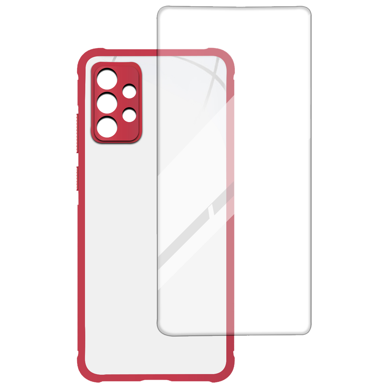 Arrow Hybrid Back Case and Screen Protector Bundle For Samsung Galaxy A72 (Oleophobic Coated, AR-970, Red), No color
Arrow Hybrid Back Case and Screen Protector Bundle For Samsung Galaxy A72 (Oleophobic Coated, AR-970, Red), No color