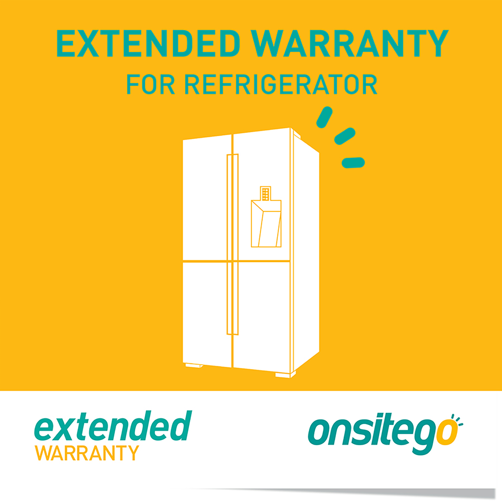 Onsitego 1 Year Extended Warranty for Refrigerator (Rs.900,000 - Rs.10,00,000), No color
Onsitego 1 Year Extended Warranty for Refrigerator (Rs.900,000 - Rs.10,00,000), No color