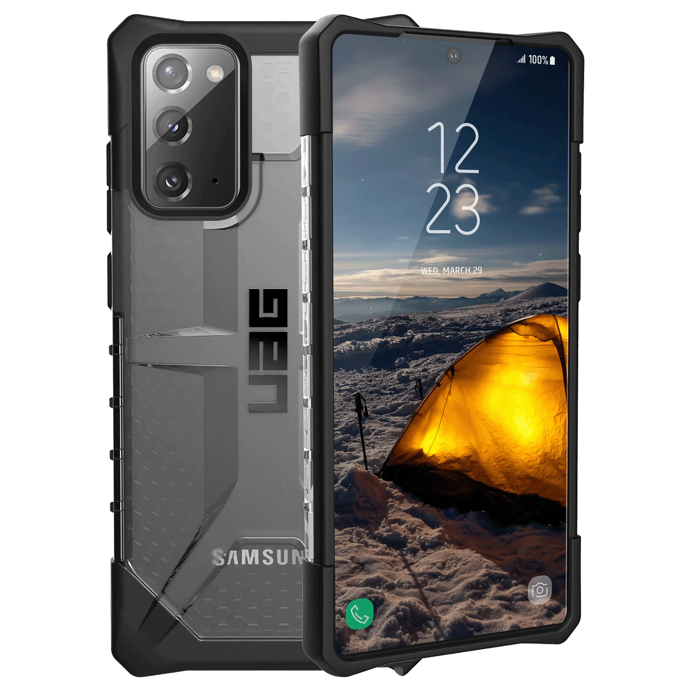 UAG Plasma TPU and Polycarbonate Back Case For Galaxy Note 20 (Feather Light, UGPL_20NOTE, Ice), No color
UAG Plasma TPU and Polycarbonate Back Case For Galaxy Note 20 (Feather Light, UGPL_20NOTE, Ice), No color