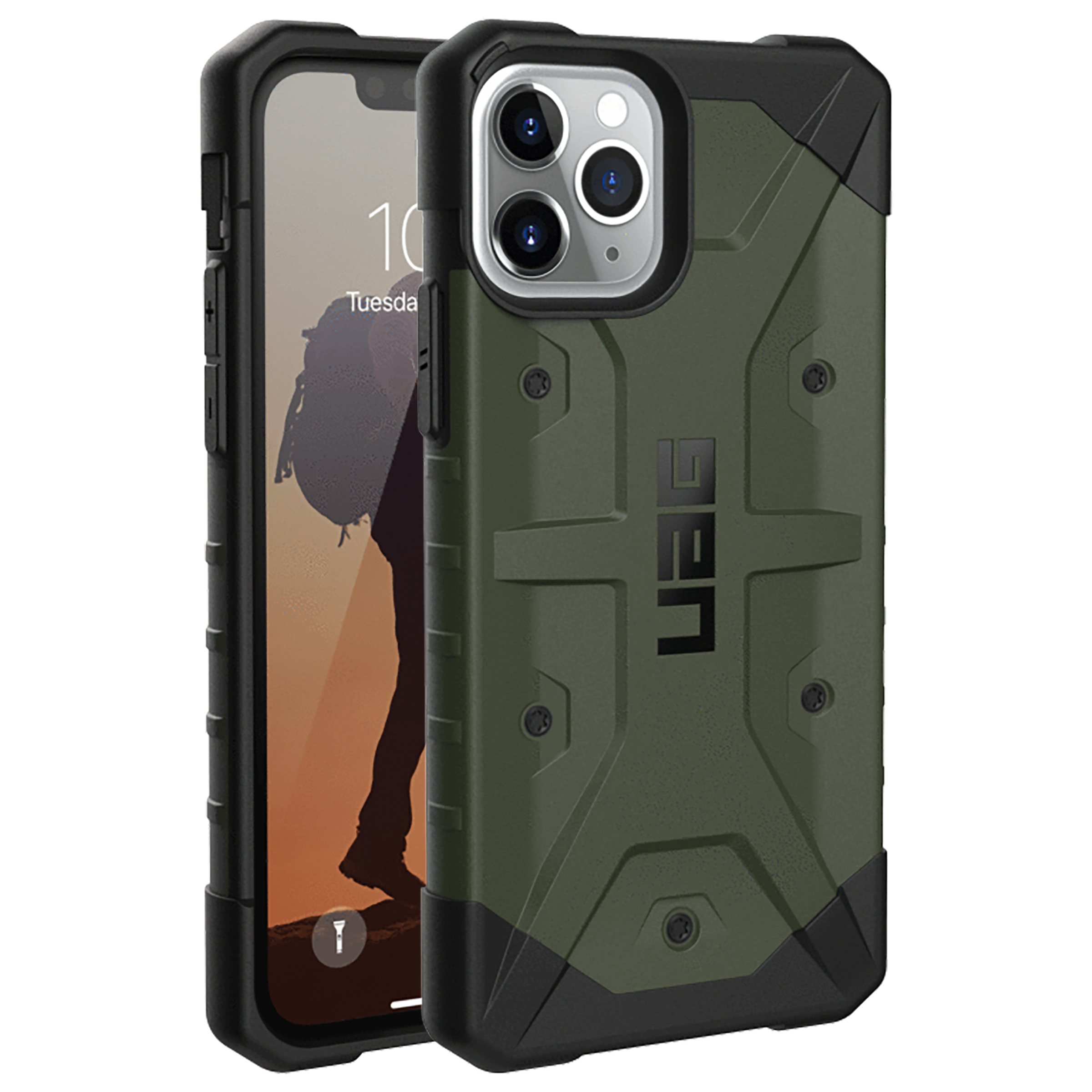 UAG Pathfinder Polycarbonate Back Case For iPhone 11 Pro (Rugged Protection, UGPF_IP11P_OD, Olive Drab), No color
UAG Pathfinder Polycarbonate Back Case For iPhone 11 Pro (Rugged Protection, UGPF_IP11P_OD, Olive Drab), No color