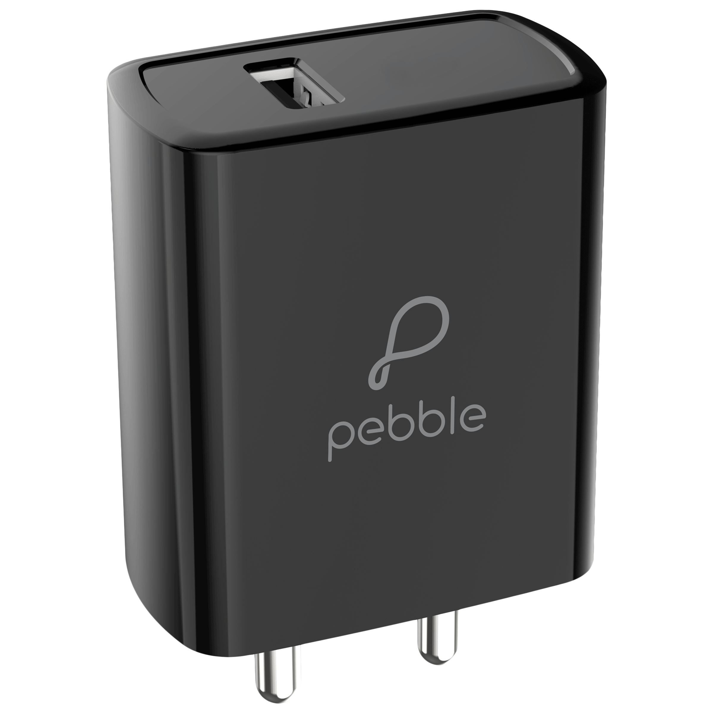 Pebble 18 Watts/3 Amps 1-Port USB Wall Charging Adapter with Cable (Fast Charging Capability, PWC13, Black), No color
Pebble 18 Watts/3 Amps 1-Port USB Wall Charging Adapter with Cable (Fast Charging Capability, PWC13, Black), No color
