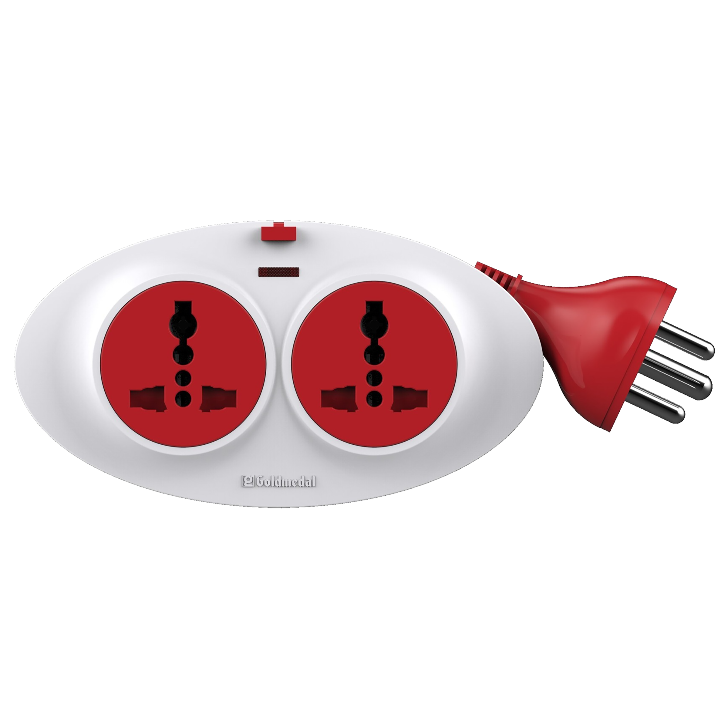 Goldmedal Gio 10 Amp 2 Sockets Extension Board ( 1.5 Meters, High Grade Fire Retardant Plastic, 205134, White/Red), No color
Goldmedal Gio 10 Amp 2 Sockets Extension Board ( 1.5 Meters, High Grade Fire Retardant Plastic, 205134, White/Red), No color