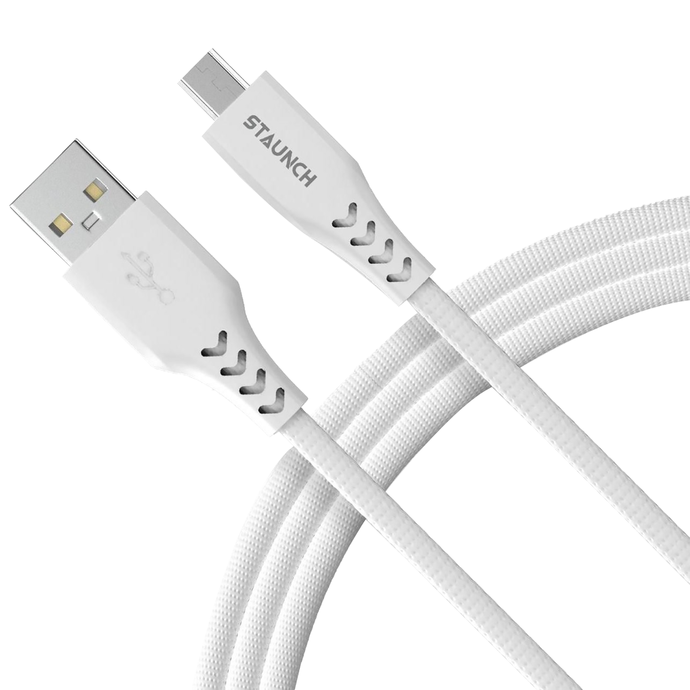 Staunch Bolt S2 PVC 1.5 Meter USB 2.0 (Type-C) to Micro USB 2.0 (Type-B) Power/Charging USB Cable (480 Mbps Speed, White), No color
Staunch Bolt S2 PVC 1.5 Meter USB 2.0 (Type-C) to Micro USB 2.0 (Type-B) Power/Charging USB Cable (480 Mbps Speed, White), No color