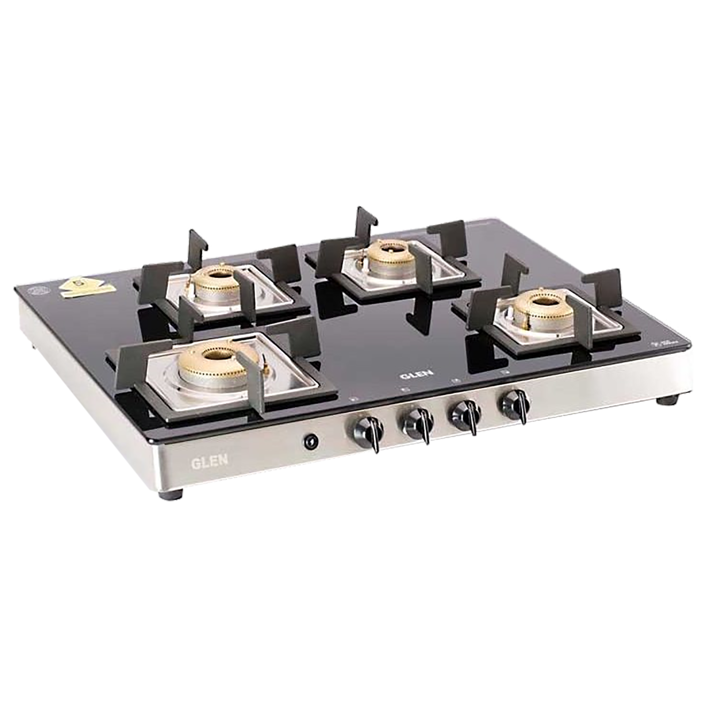 Glen 4 Burner Glass Gas Stove (Multi Spark Auto Ignition, 1048 SQ GT AI Forged BB FFD, Black), No color
Glen 4 Burner Glass Gas Stove (Multi Spark Auto Ignition, 1048 SQ GT AI Forged BB FFD, Black), No color