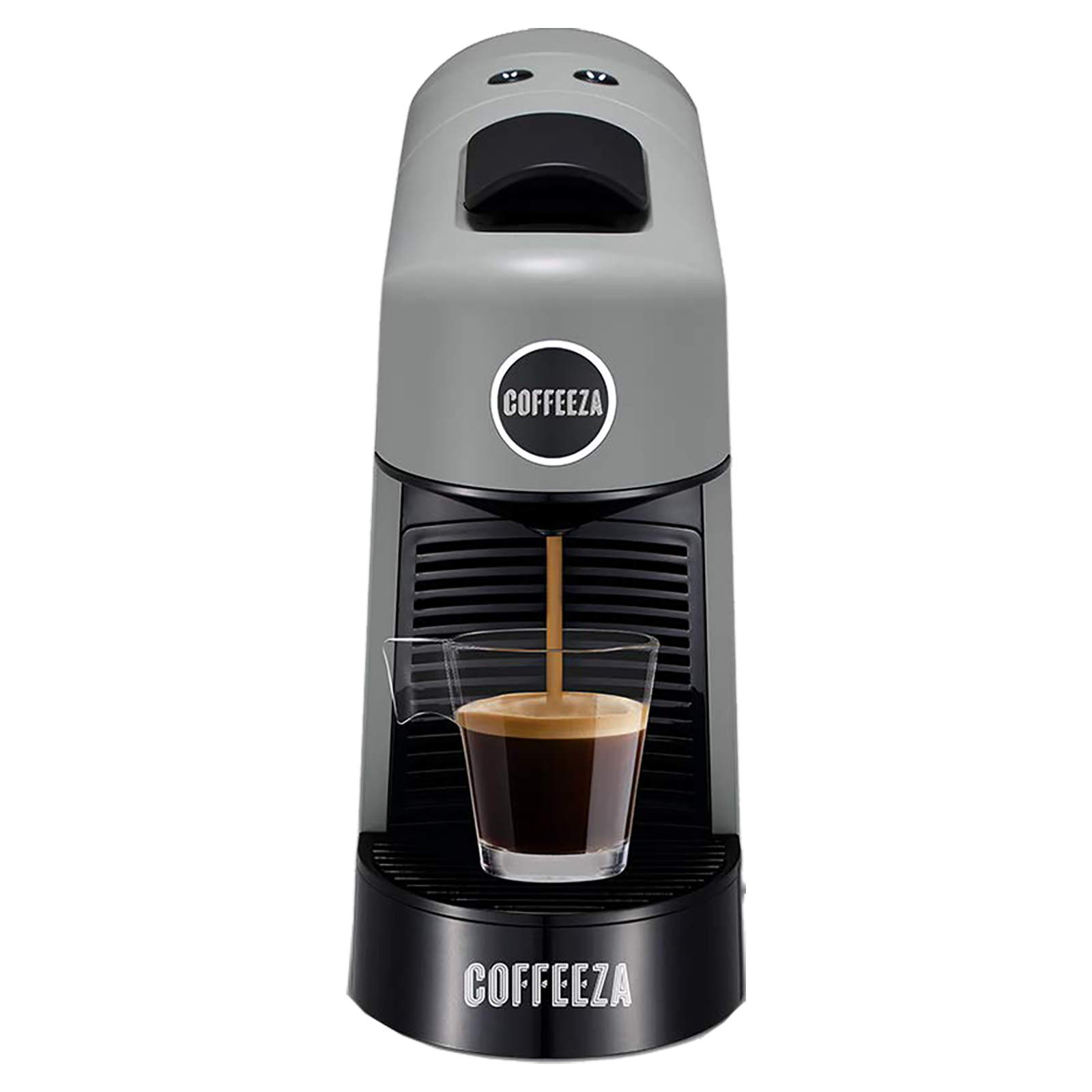 Coffeeza Finero Next Automatic Coffee Maker (Makes Espresso/Lungo & Americano, 60 Capsules Included, CM-FIN2, Grey), No color
Coffeeza Finero Next Automatic Coffee Maker (Makes Espresso/Lungo & Americano, 60 Capsules Included, CM-FIN2, Grey), No color