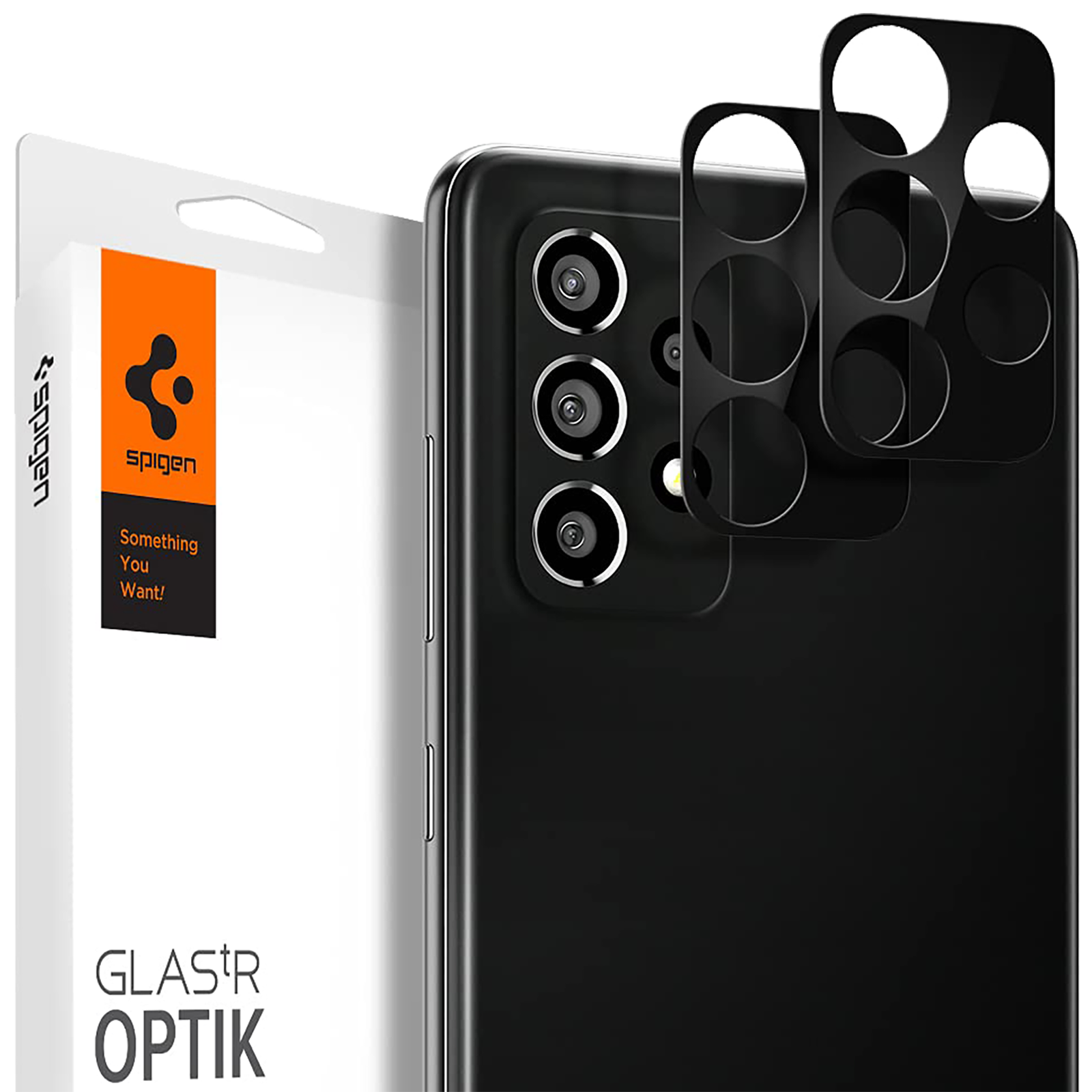 Spigen GLAS.tR Optik Camera Lens Protector For Samsung Galaxy A72 (Anti-Fingerprint Coating, AGL02955, Black), No color
Spigen GLAS.tR Optik Camera Lens Protector For Samsung Galaxy A72 (Anti-Fingerprint Coating, AGL02955, Black), No color