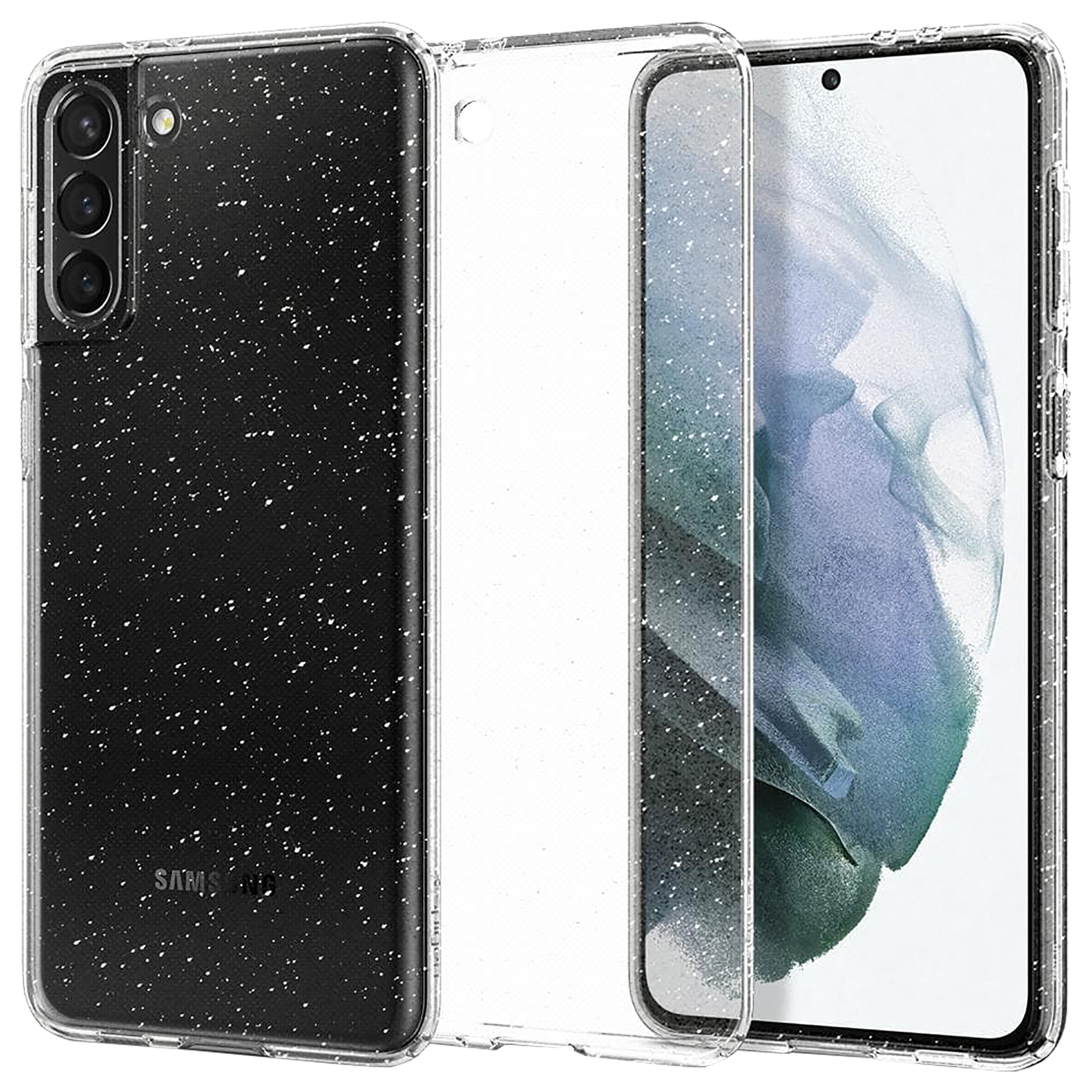 Spigen Liquid Crystal Glitter TPU Back Case For Galaxy S21 Plus (Lightweight, ACS02384, Crystal Quartz), No color
Spigen Liquid Crystal Glitter TPU Back Case For Galaxy S21 Plus (Lightweight, ACS02384, Crystal Quartz), No color