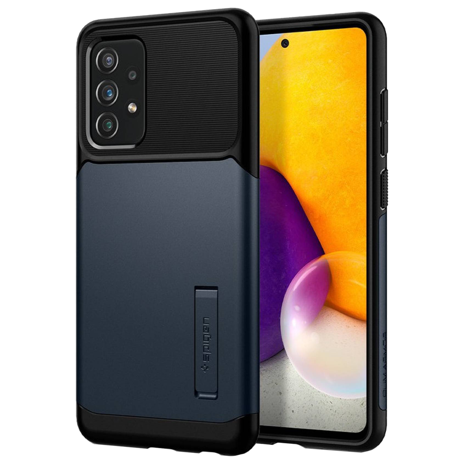 Spigen Slim Armor TPU & PC Back Case For Galaxy A72 (Air Cushion Technology, ACS02331, Metal Slate), No color
Spigen Slim Armor TPU & PC Back Case For Galaxy A72 (Air Cushion Technology, ACS02331, Metal Slate), No color