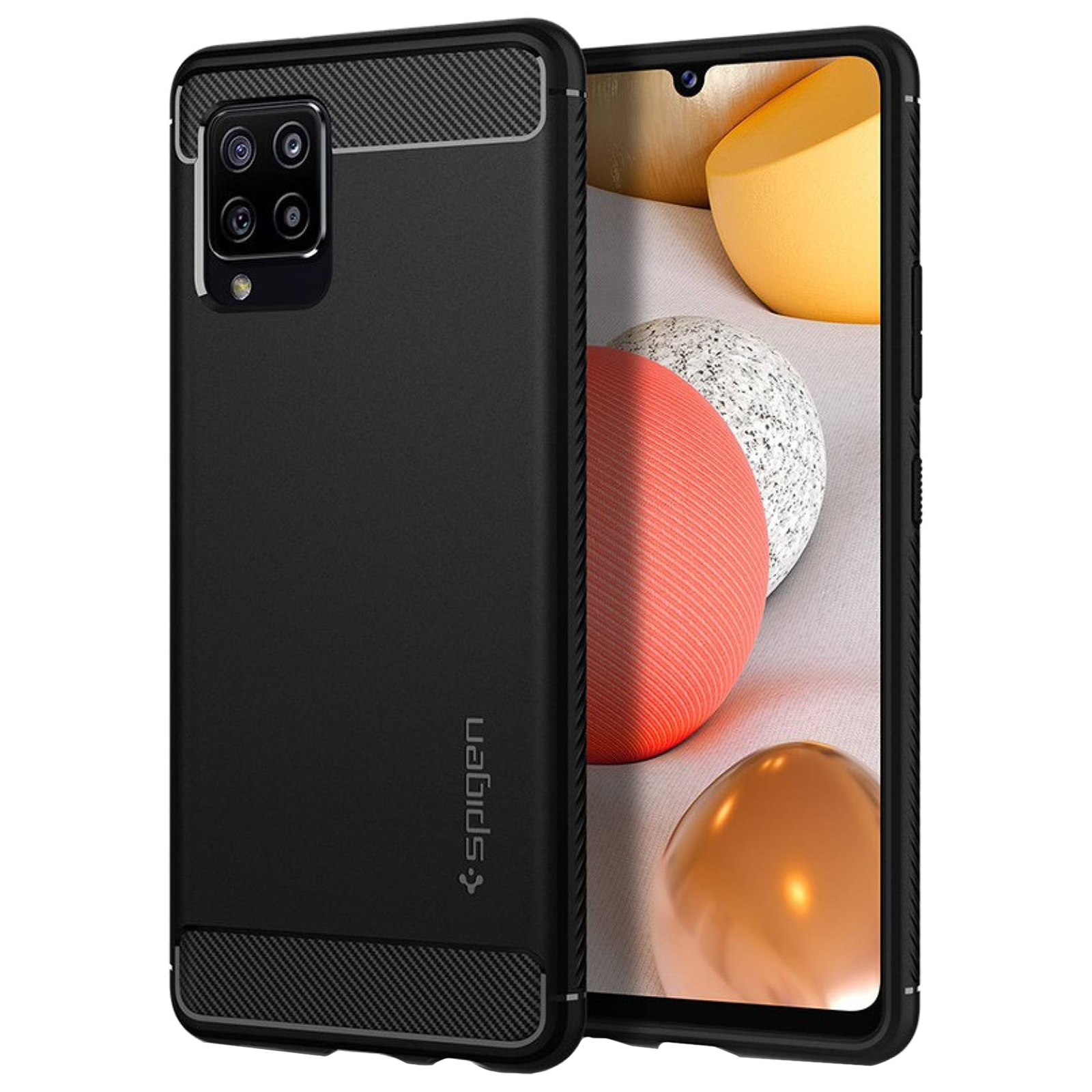 Spigen Rugged Armor TPU & PC Back Case For Galaxy M42 5G/Galaxy A42 5G (Air Cushion Technology, ACS02113, Matte Black), No color
Spigen Rugged Armor TPU & PC Back Case For Galaxy M42 5G/Galaxy A42 5G (Air Cushion Technology, ACS02113, Matte Black), No color