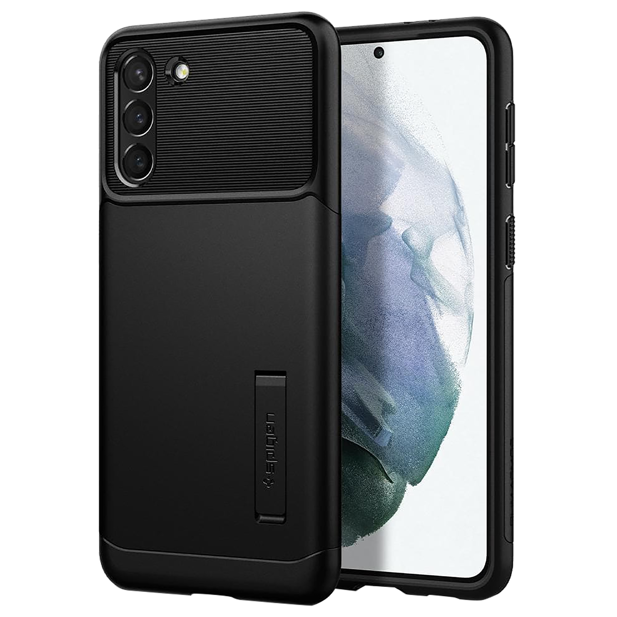 Spigen Slim Armor TPU & PC Back Case For Galaxy S21/Galaxy S21 5G (Air Cushion Technology, ACS02443, Black), No color
Spigen Slim Armor TPU & PC Back Case For Galaxy S21/Galaxy S21 5G (Air Cushion Technology, ACS02443, Black), No color