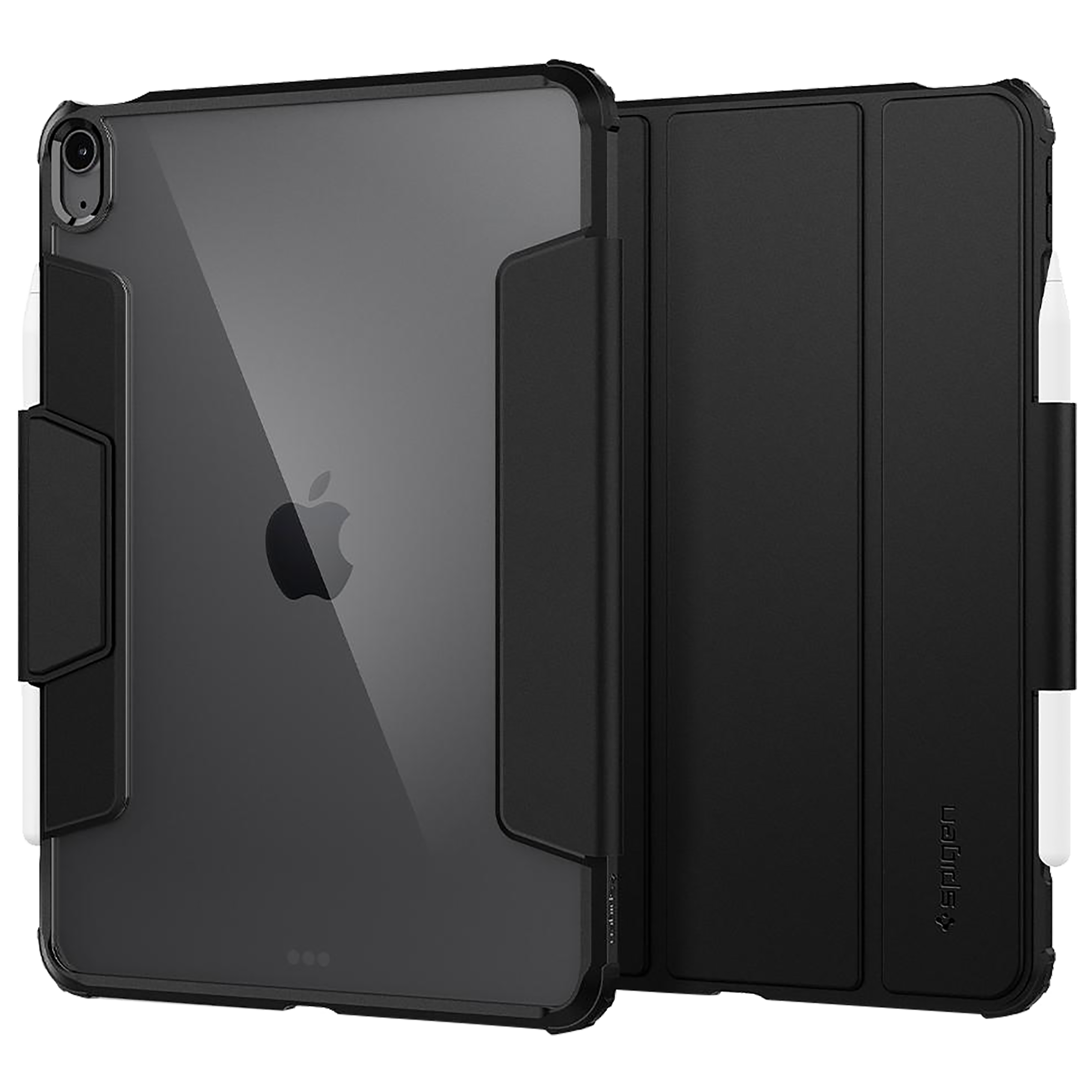 Spigen Ultra Hybrid Pro TPU & PC Back Case with Stand For iPad Air 10.9" (2020) (Air Cushion Technology, ACS02697, Black), No color
Spigen Ultra Hybrid Pro TPU & PC Back Case with Stand For iPad Air 10.9" (2020) (Air Cushion Technology, ACS02697, Black), No color