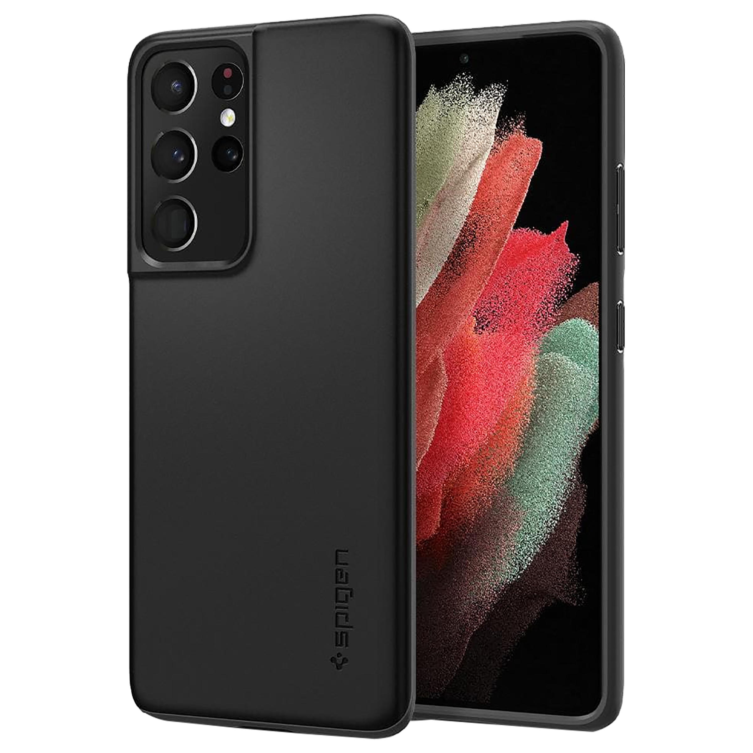 Spigen Thin Fit TPU & PC Back Case For Galaxy S21 Ultra (Slim & Lightweight Coverage, ACS02346, Black), No color
Spigen Thin Fit TPU & PC Back Case For Galaxy S21 Ultra (Slim & Lightweight Coverage, ACS02346, Black), No color